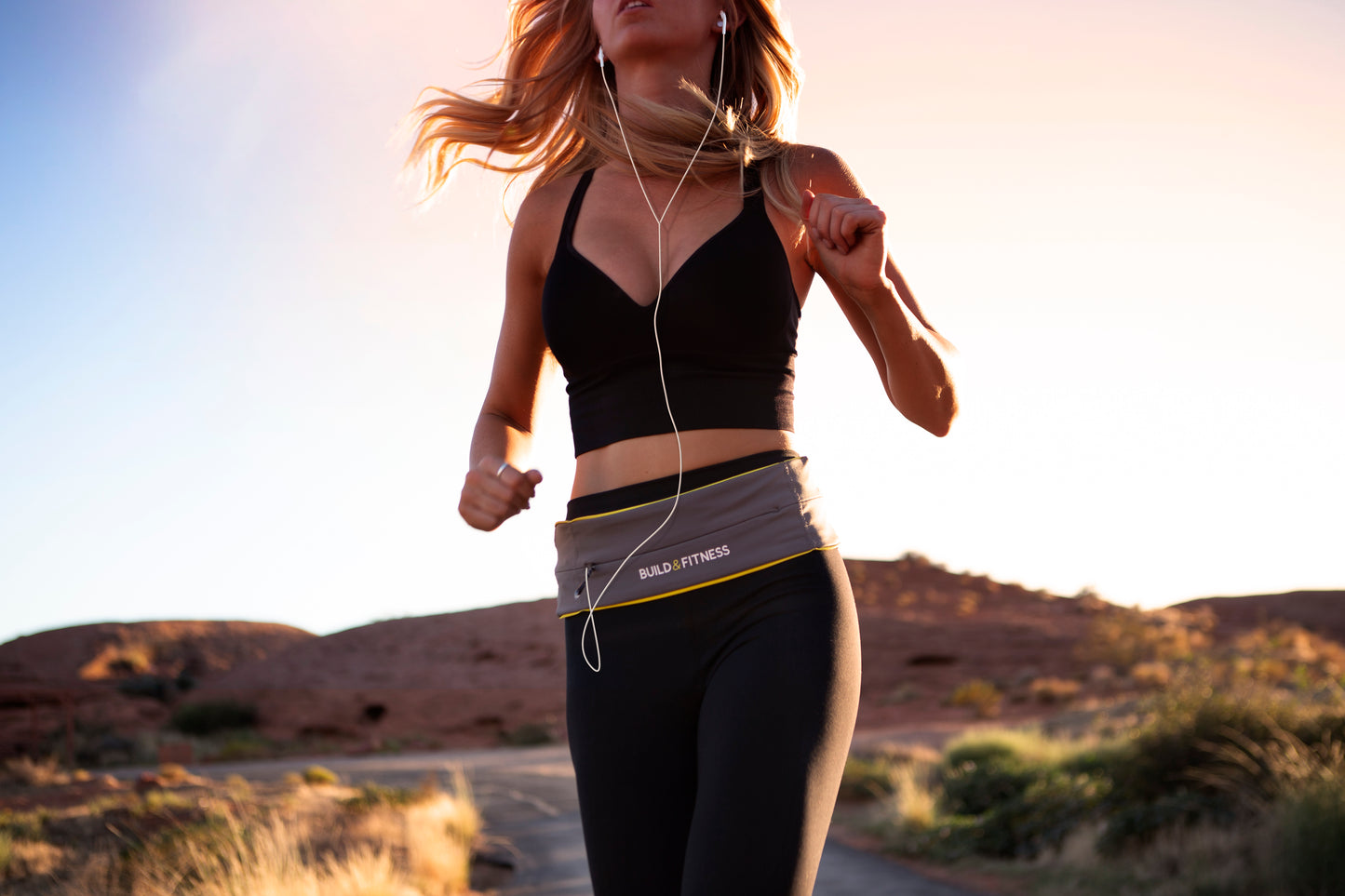 Build & Fitness® launches their NEW Adjustable Zipper Running Belt