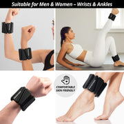 Black Wrist and Ankle Weights - Build & Fitness®