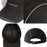 Black Reflective Running Cap - Build & Fitness®