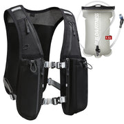 Black Hydration Running Vest + 1.5L Bladder