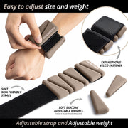 Mocha Wrist and Ankle Weights - Build & Fitness®