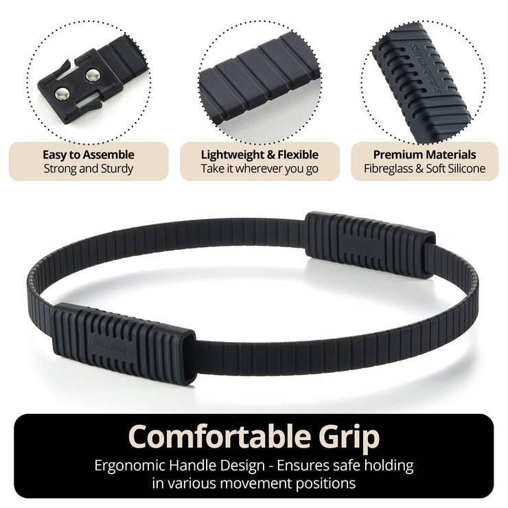 Black Pilates Ring 13.5 inch - Build & Fitness®