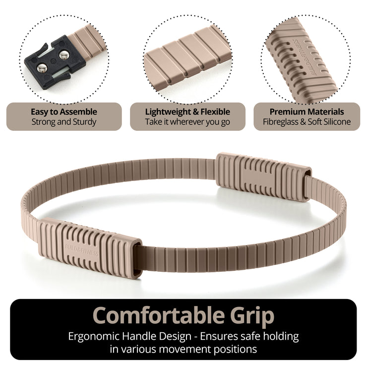 Mocha Pilates Ring 13.5 inch - Build & Fitness®