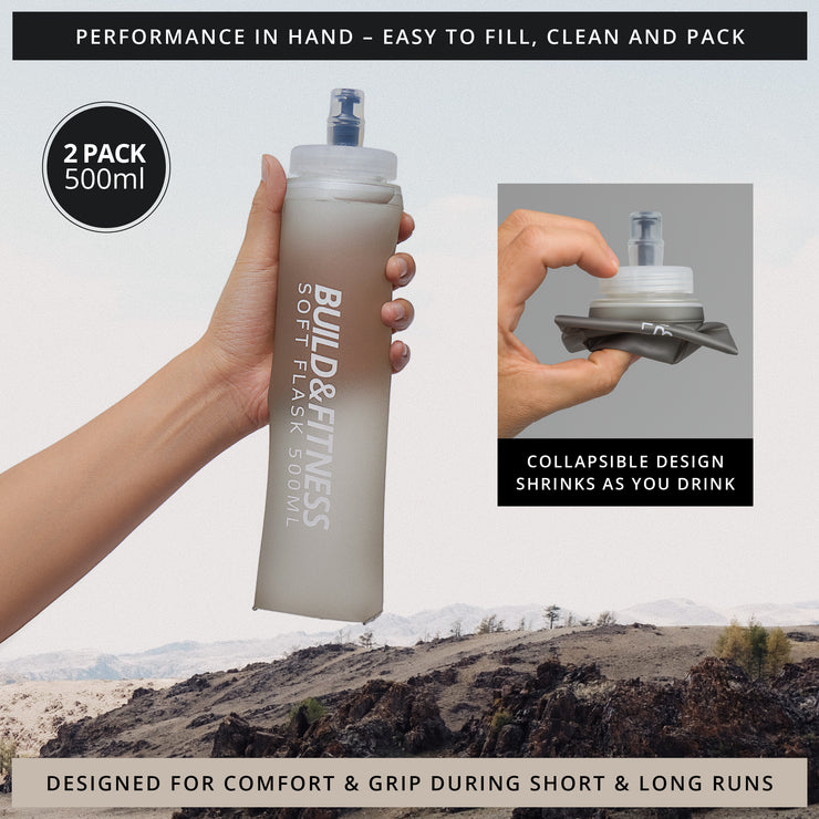 Soft Flask 2 Pack 500ml