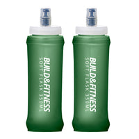 Olive Soft Flask 2 Pack 350ml - Build & Fitness®