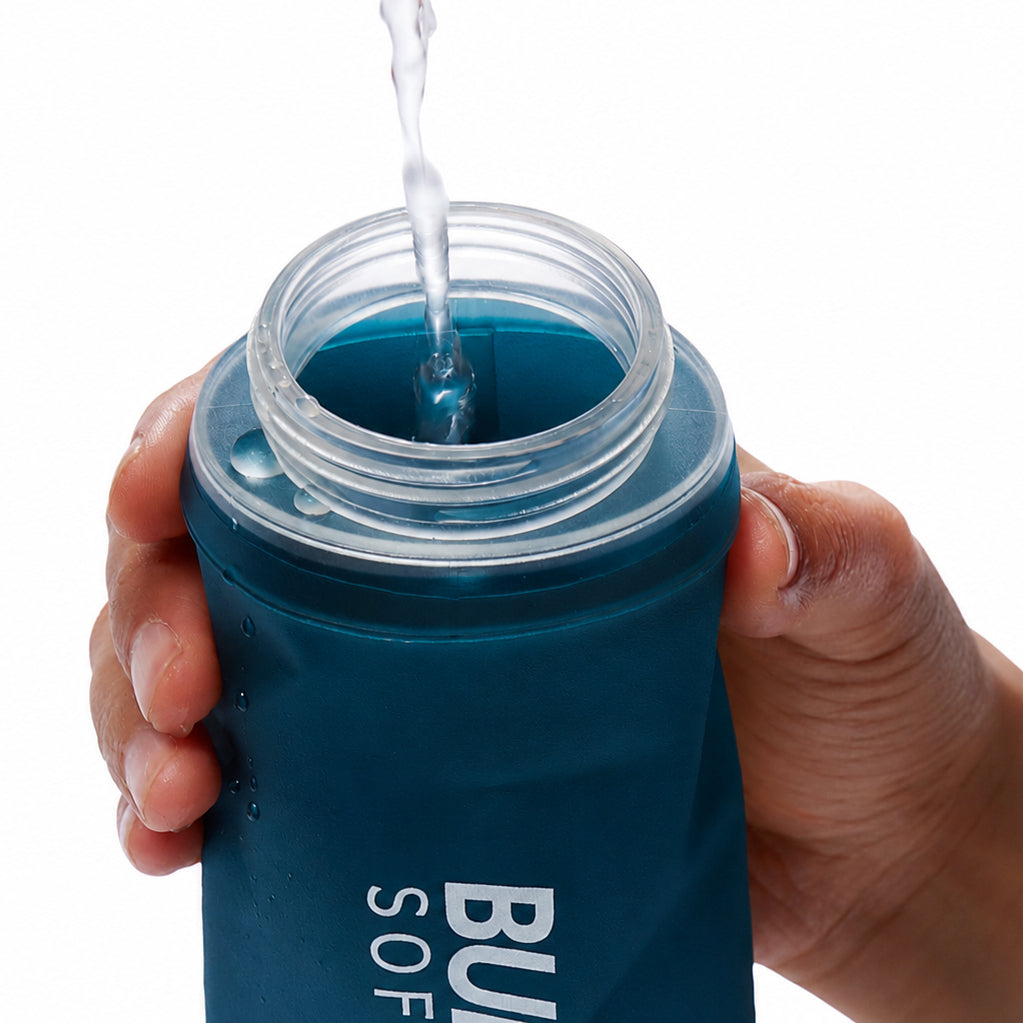 Slate Soft Flask 2 Pack 500ml - Build & Fitness®