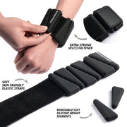 Black Wrist and Ankle Weights - Build & Fitness®