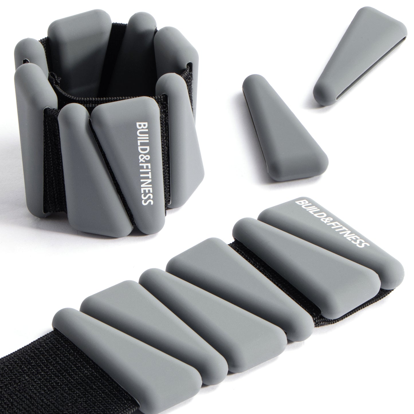 Grey Wrist and Ankle Weights - Build & Fitness®