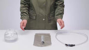 Black Hydration Running Vest + 1.5L Bladder