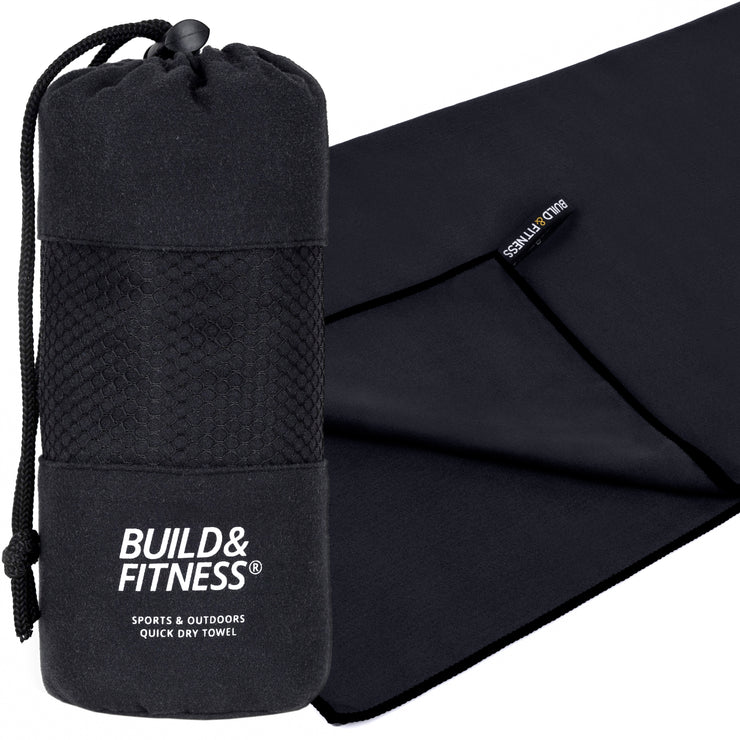 Bundle Set - 3x Large Microfibre Towels - Build & Fitness - UK