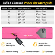 Hot Pink Classic Running Belt - Build & Fitness - UK