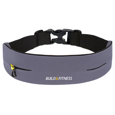 Grey Adjustable Running Belt - Build & Fitness - UK